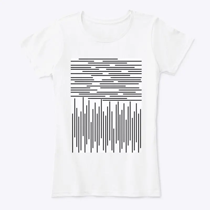 Black Lines  Art T-shirt Leggings Hoodie